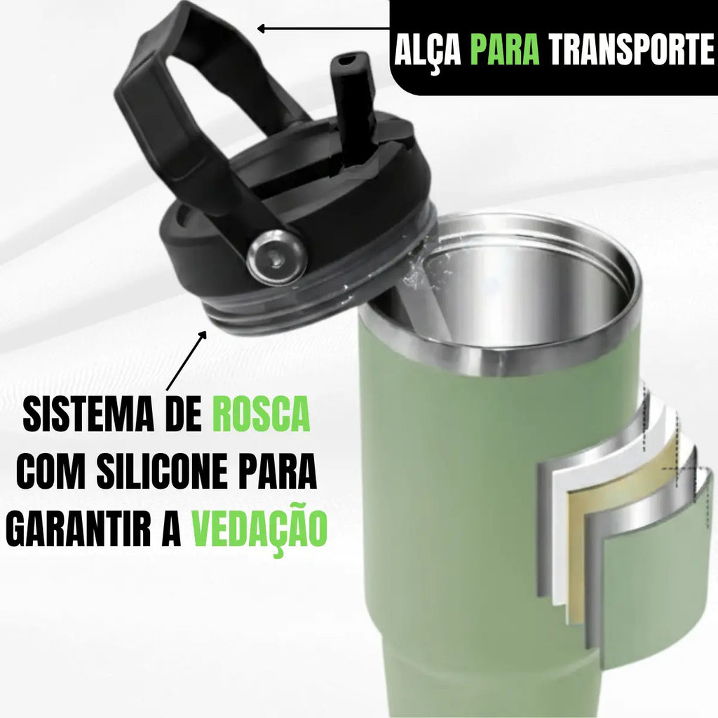 Garrafa Térmica Casita Bebidas Gelada/Quente 900 ml