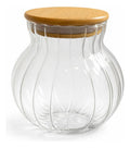 Pote de Vidro de Borossilicato Boris Tampa Bambu 500ml