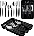 Jogo de Talheres Inox Casare com Porta Talheres 25 pçs
